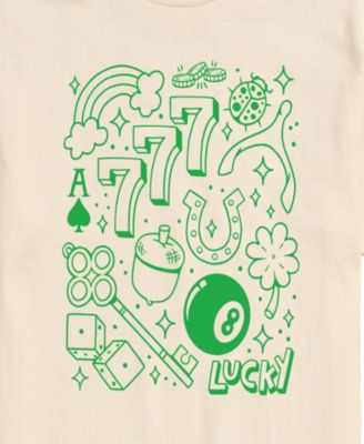 Men's Instant Message Lucky Cluster Short-Sleeve Graphic T-Shirt