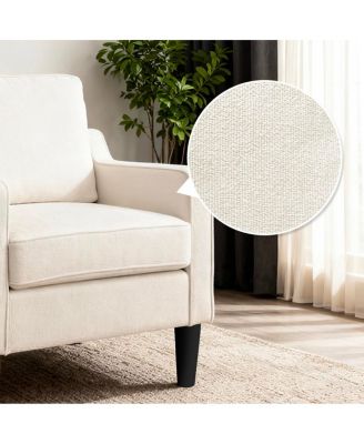 Living Room Accent Chair - Soft Chenille Comfy Arm Chair