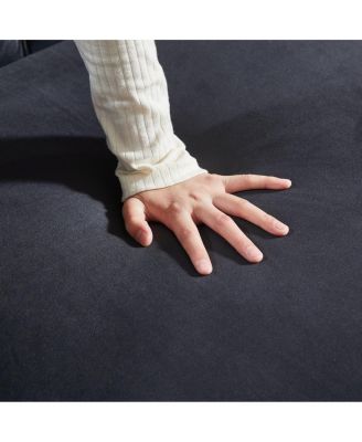 Classic Modern 84-inch Chesterfield Velvet Sofa with Rolled Arms