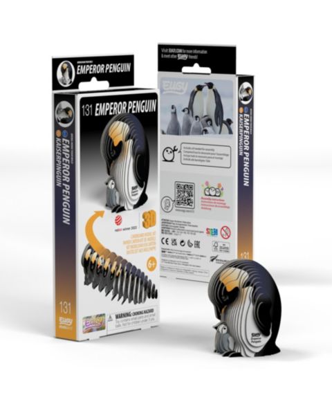 Детский пазл Eugy Emperor Penguin 3D Puzzle, цвет: Разноцветный