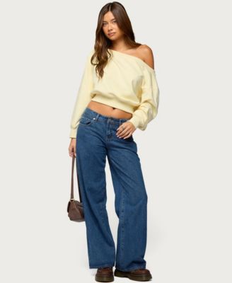 Women's Christy Off Shoulder Sweatshirt