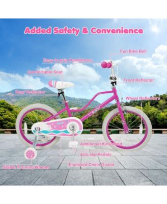 Inch Kids Bike for Aged 3-8 Years Old with Adjustable Handlebar - Starlight Wave