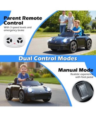 12V Electric Ride On Car Licensed RUF CTR with Remote Control and Music