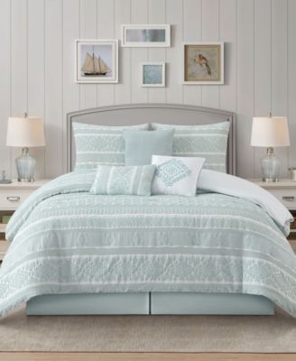 Illusa Floral 7-Pc. Comforter Set, King