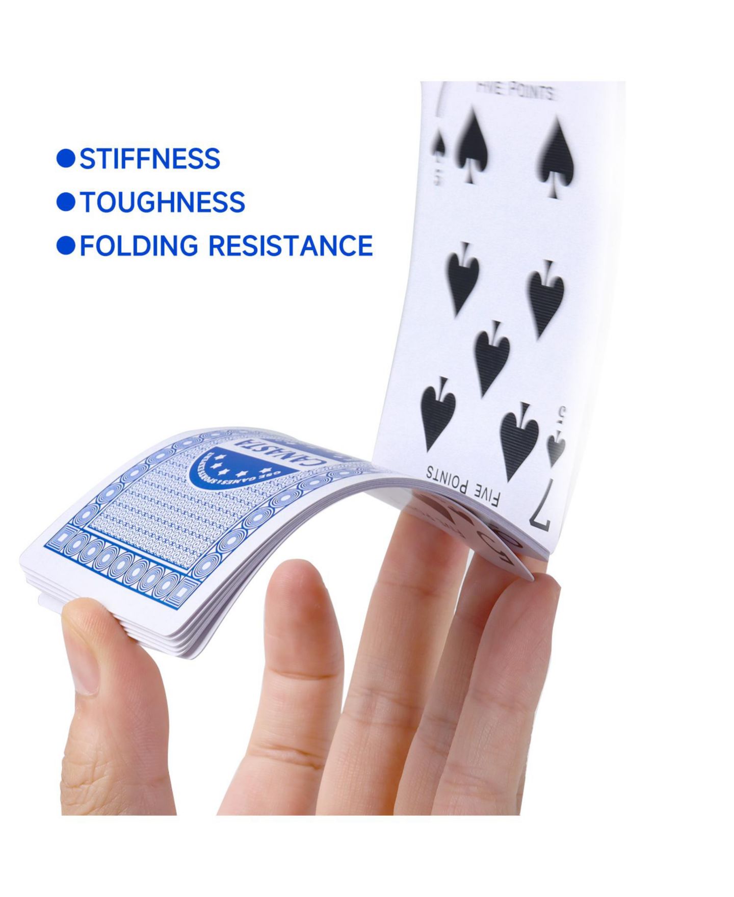 Детская карточная игра GSE Games & Sports Expert Canasta Bonanza 2-Deck Card Game, Ages 14+, цвет: Синий — фото 2