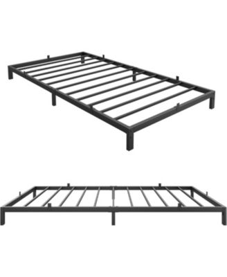 6 Inch Bed Frame Metal Platform, Bed Frame with Ample Storage, No Box Spring Needed and Steel Slat Support, Easy Assembly