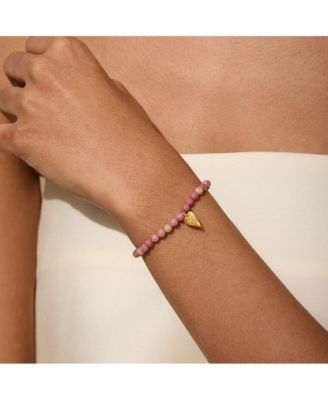 Comforted by Love Rhodonite Heart Bracelet