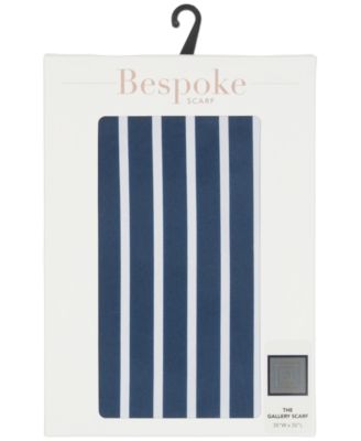 Women's Navy Oversized Square Scarf