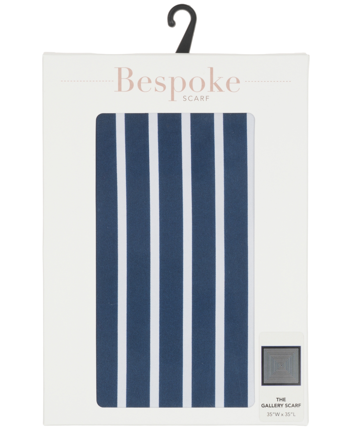 Bespoke Fashion Women's Navy Oversized Square Scarf