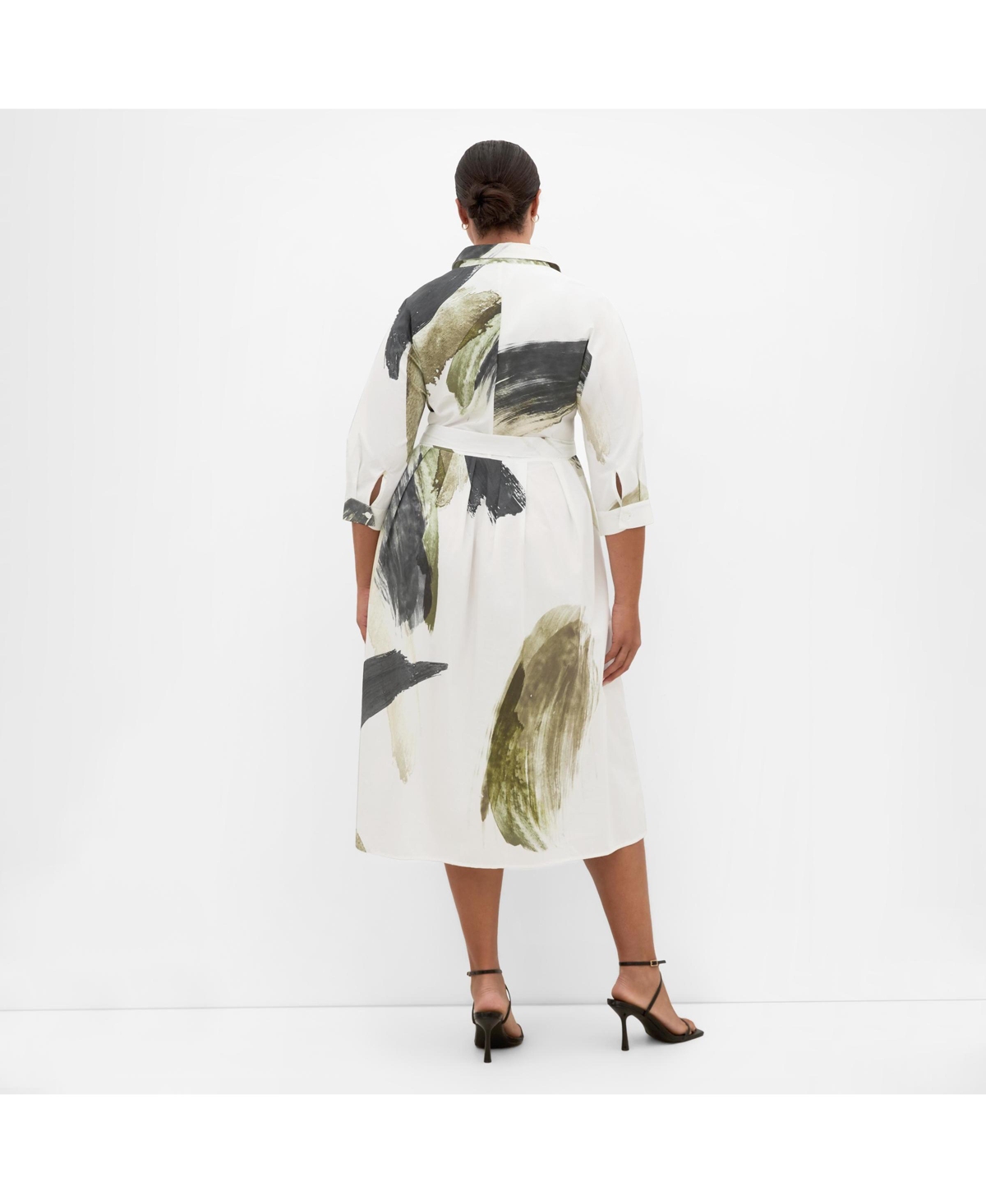 City Chic Women's Angel Print Shirt Dress