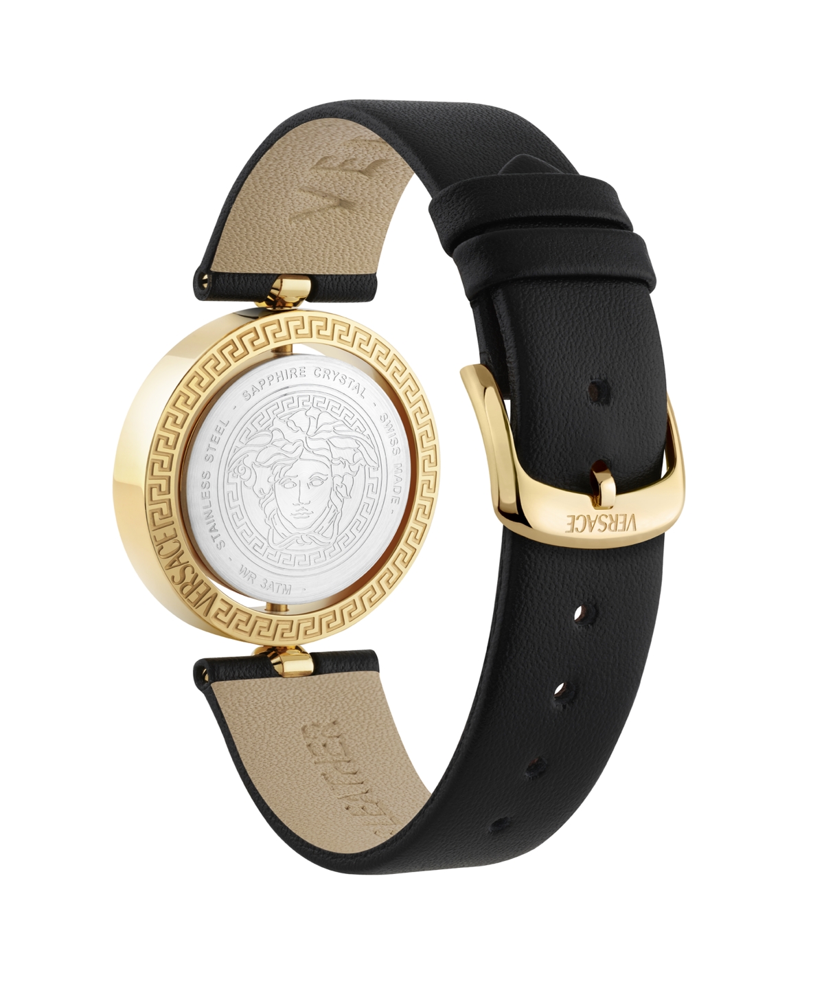 Versace Women's Eon Ip Yellow Gold Statinless Steel Strap Watch, 33.6mm