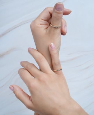 Diamond 3-Stone Ring (1/20 ct. t.w.) in 10K Yellow Gold