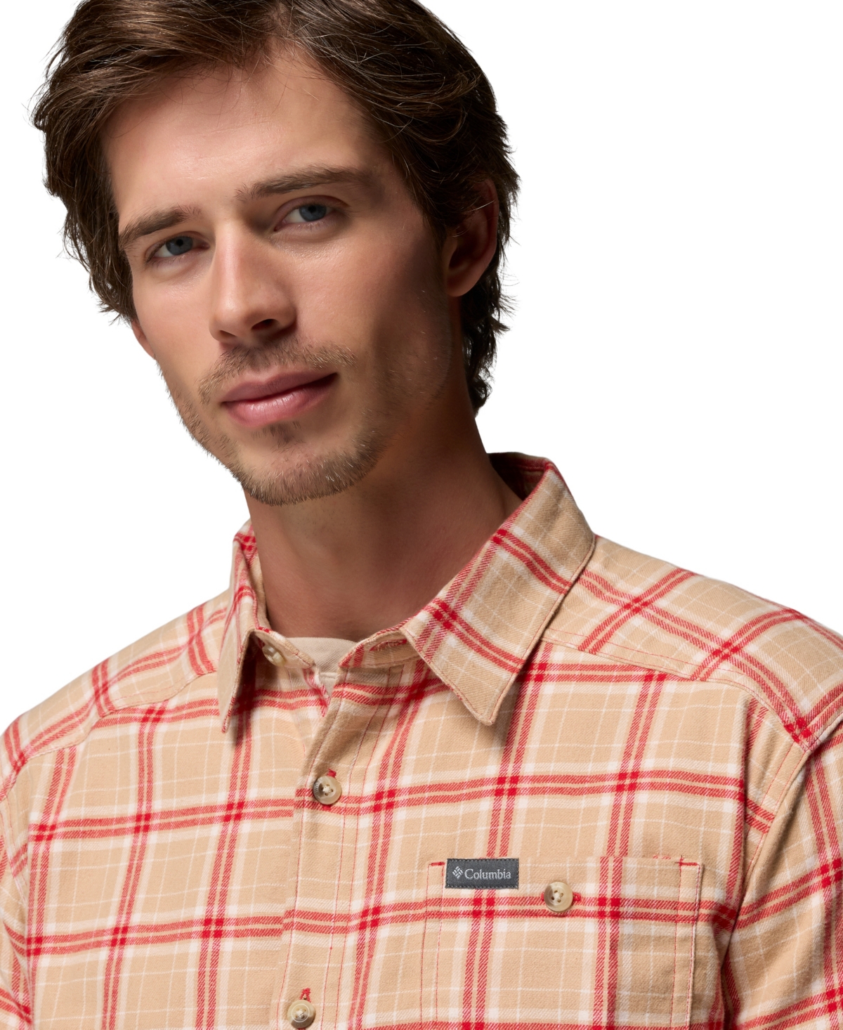 Columbia Men's Cornell Woods Flannel Long Sleeve Shirt