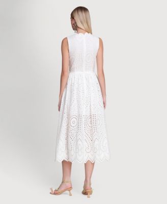 Women's V-Neck Sleeveless Midi Dress