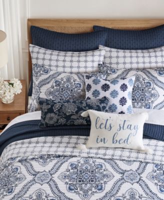 Home Lentana Reversible 3-Pc. Quilt Set, King