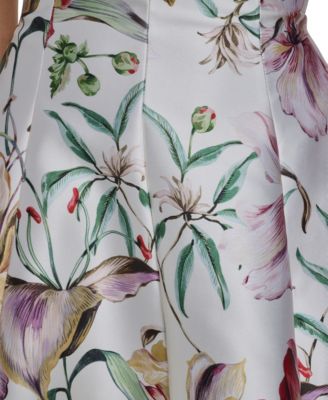 Women's Off-The-Shoulder Flare Midi Dress