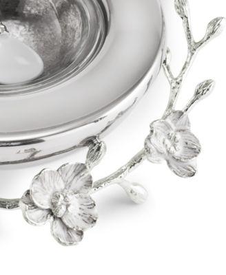 Orchid Caviar Dish and Spoon, 2 Piece Set