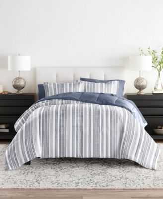 Bedding Bundle Patterned 5-Piece Comforter Set, Twin
