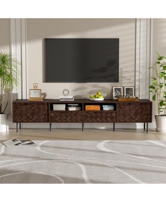 Streamdale  Modern TV Stand for TVs with Storage & Cable Management