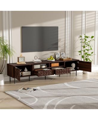 Streamdale  Modern TV Stand for TVs with Storage & Cable Management