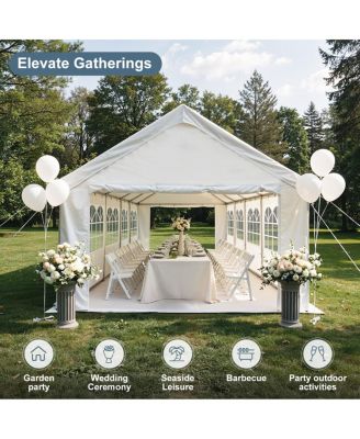 Streamdale Carport Canopy Tent 3 Storage Bags & Removable Sidewalls