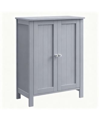 Spacious Freestanding Storage Cabinet with 2 Adjustable Shelves for Any Room