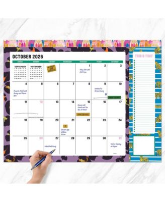 July 2026 - June 2027 Maximal Mirage Large Desk Pad Monthly Blotter Calendar