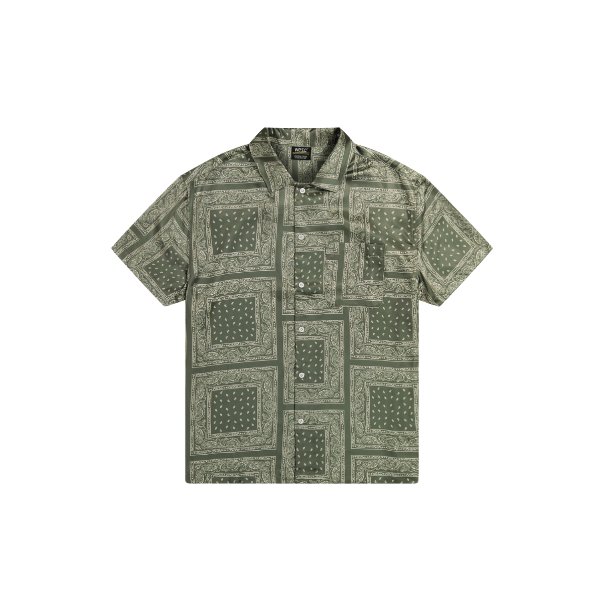 WeSC Men's Bandana Camper Shirt