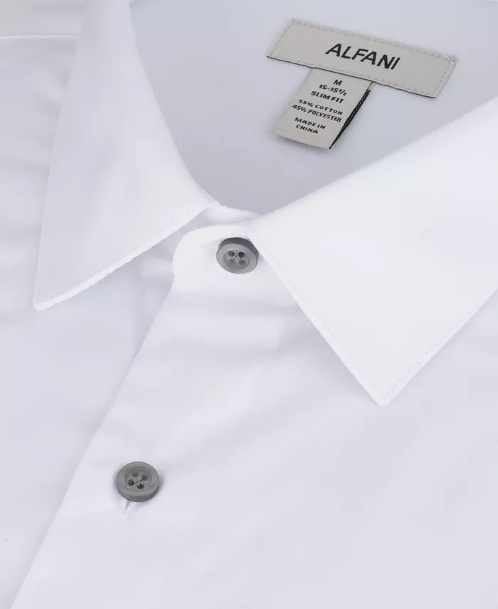 Men's Slim-Fit Solid Dress Shirt - thumbnail 7