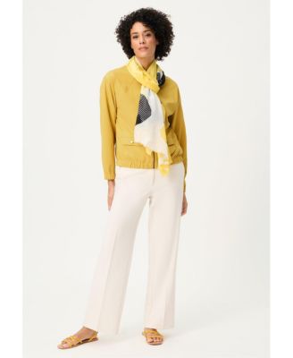 Women's Collarless Zip Jacket