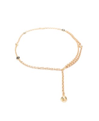 Women's Multi Charm Chain Belt