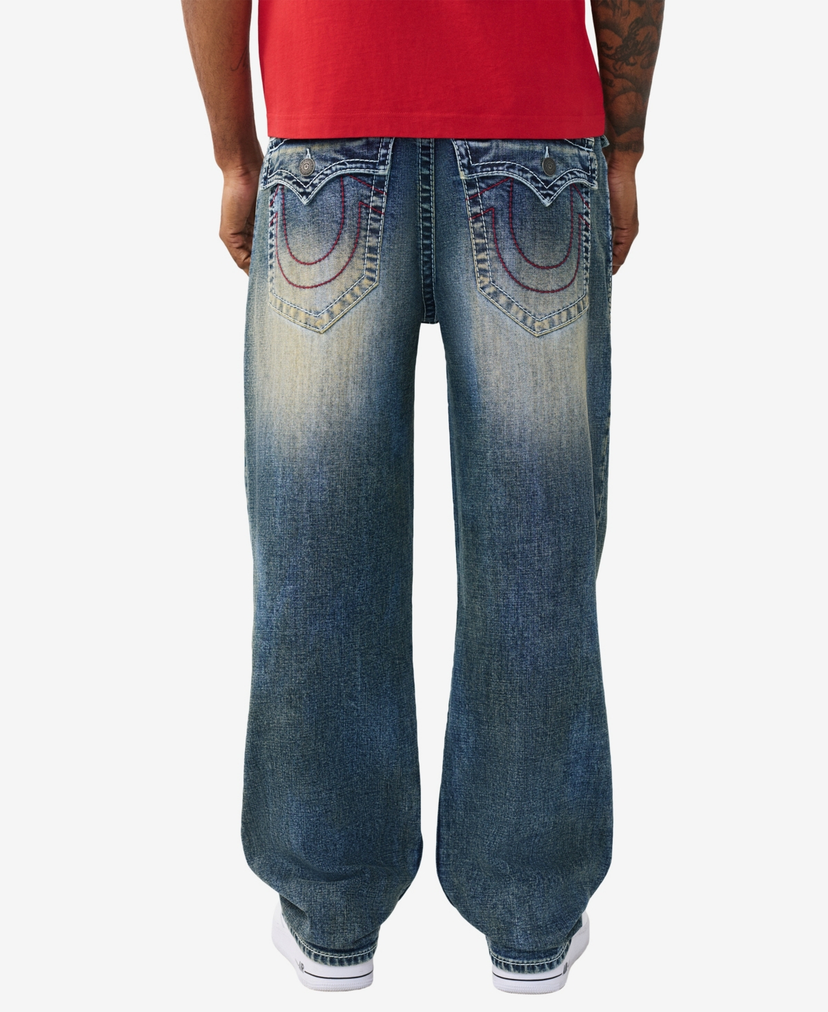 True Religion Men's Regular-Fit Baggy Jeans