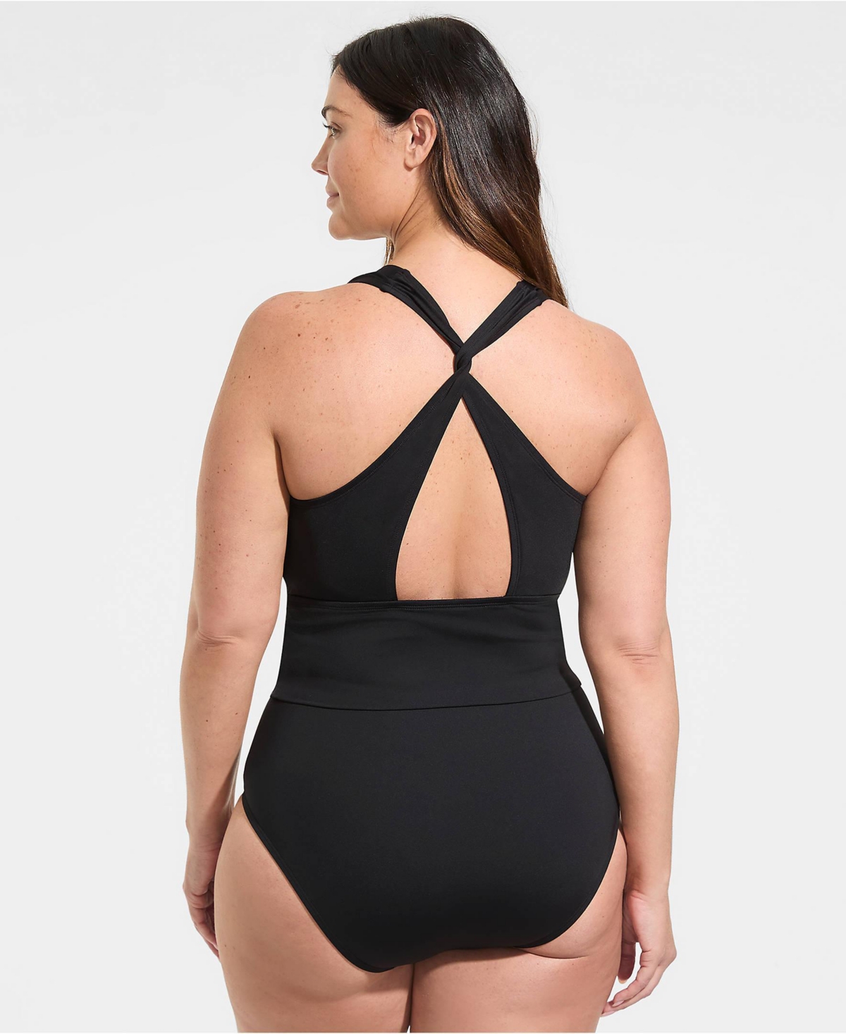 Lands' End Plus Twist Midkini