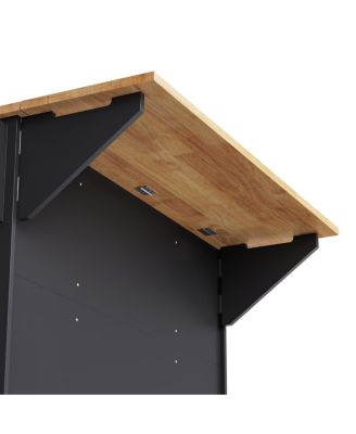 Streamdale 54" Large Kitchen Island with Drop Leaf, Rolling Cart with 4 Doors, 3 Drawers