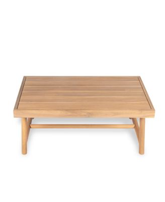 Patio Acacia Wood Rectangle Coffee Table