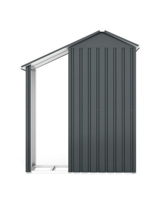Campcraft galvanized iron garden shed, waterproof, compact, easy assembly