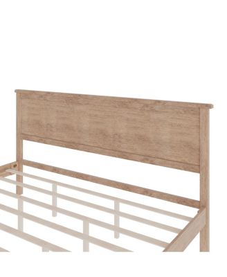 Streamdale King Platform Bed with Under-Bed Storage and Tapered Legs