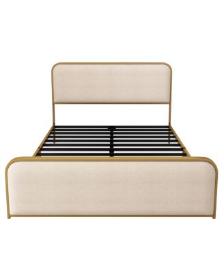  Queen Upholstered Bed Frame with Storage Space