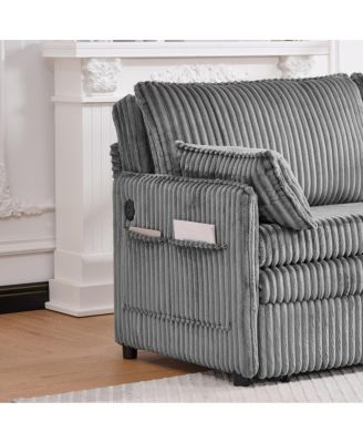 73" Convertible Sofa Bed with USB Ports
