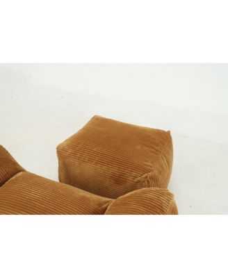 Oversized Comfy Bean Bag Chair for Adults, Living Room Lazy Sofa for Bedroom & Dorm