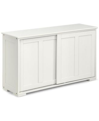 Kitchen Storage Cupboard Cabinet with Sliding Door