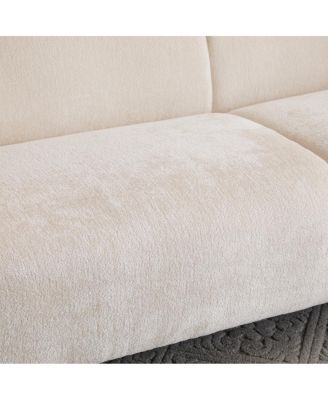  Tonson 83" 3-Seater Boucle Sofa, Wave Design