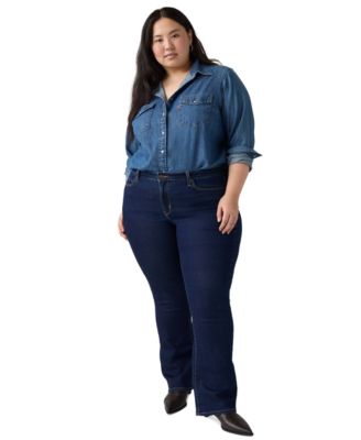 Trendy Plus Size 415 Classic Bootcut Jeans
