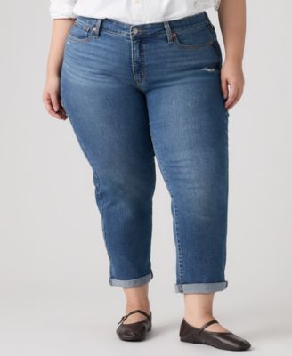 Trendy Plus Size Boyfriend Jeans