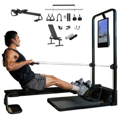 Home Gym, Smart AI-Powered Multi-Functional Smith Machine for Full Body Strength Training, All-in-one Gym Equ
