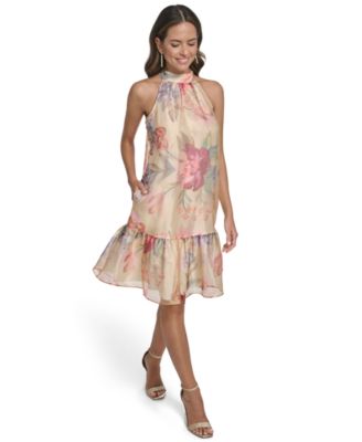 Petite Halter Neck Sleeveless Dress