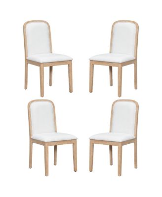 Set of 4 Vintage Upholstered Dining Chairs