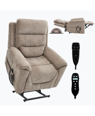 Streamdale Dual Motor Infinite Position Power Lift Recliner Chair with Massage & Heat