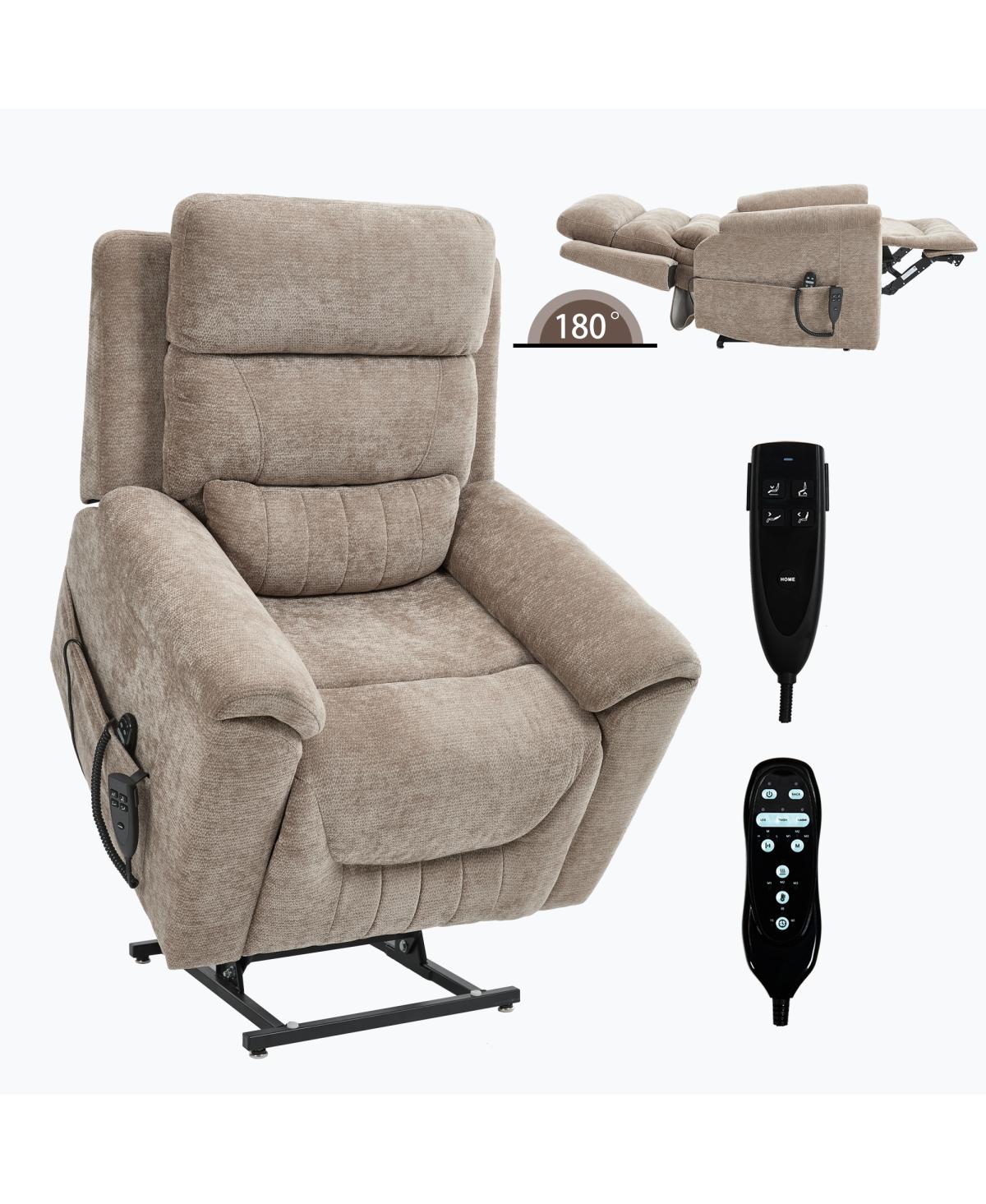 Streamdale Furniture Streamdale Dual Motor Infinite Position Power Lift Recliner Chair with Massage & Heat