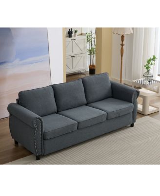 2-in-1 Queen Convertible Sleeper Sofa Bed, Pull Out Couch Bed